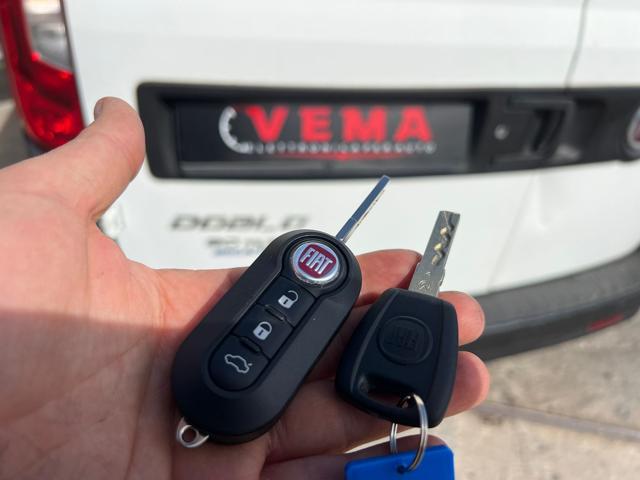 Chiave telecomando per Fiat Doblò 3ª serie