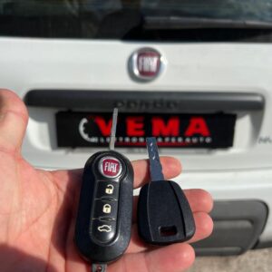Chiave con telecomando Fiat Panda